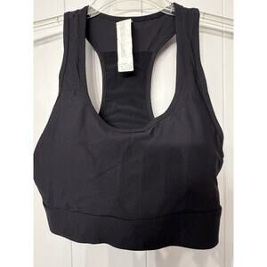 Fabletics On-The-Go Medium Impact Sports Bra size Large in black